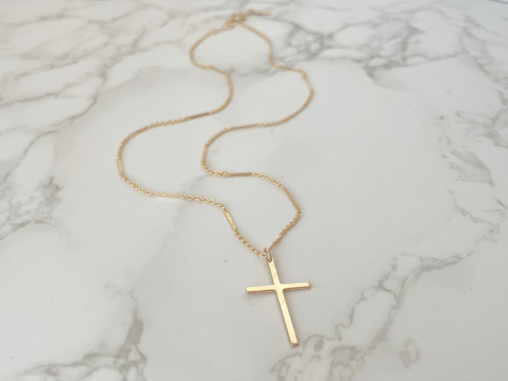 Modern Cross Necklace