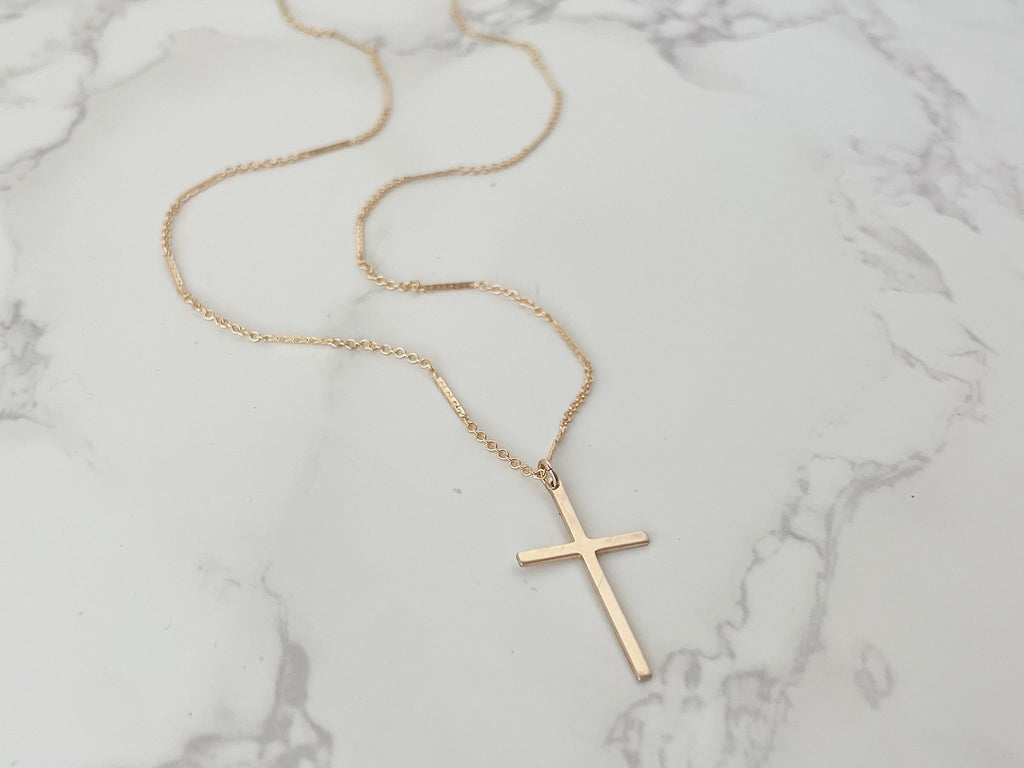 Modern Cross Necklace