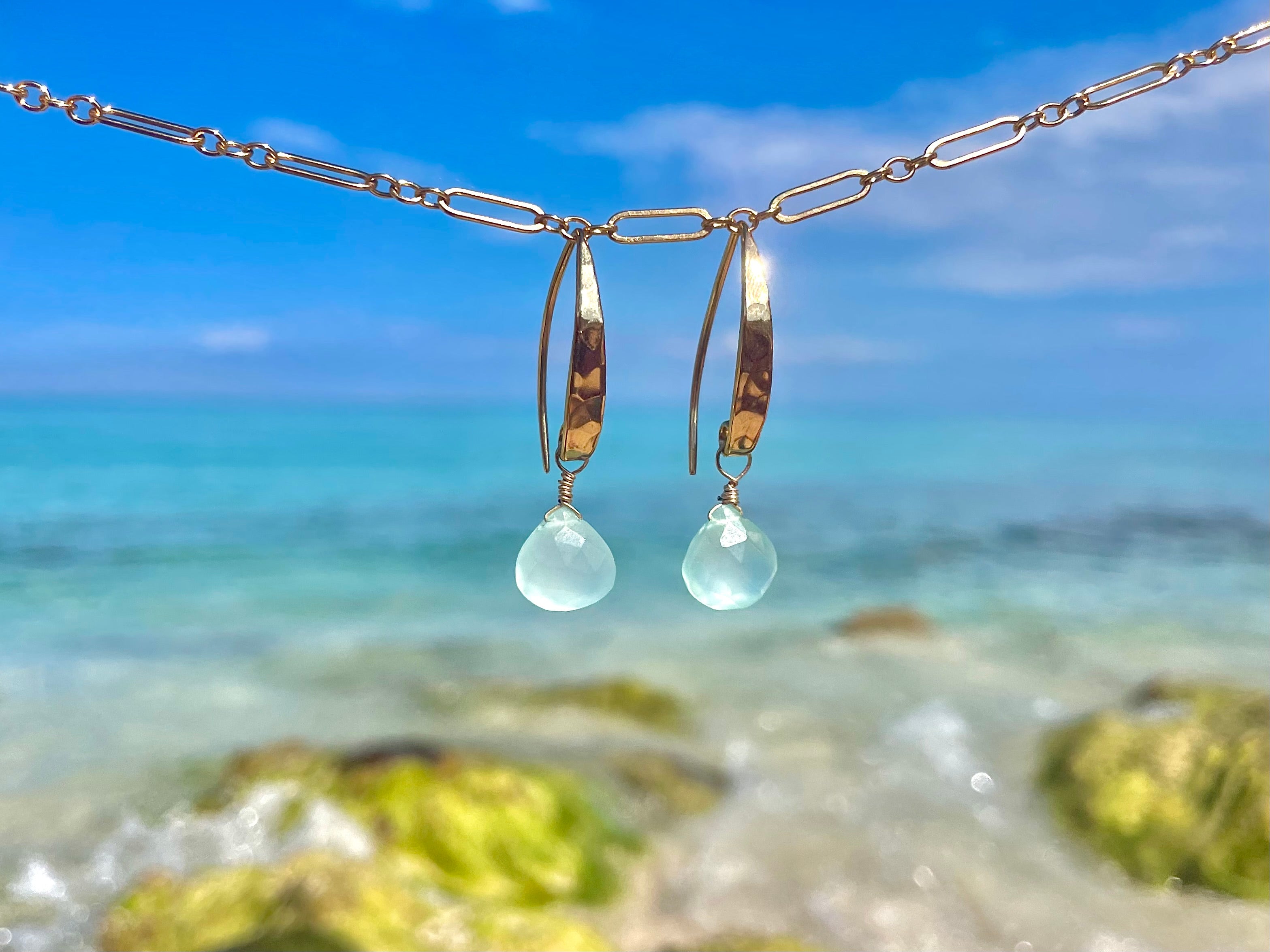 Ciao Bella Earrings in Aqua