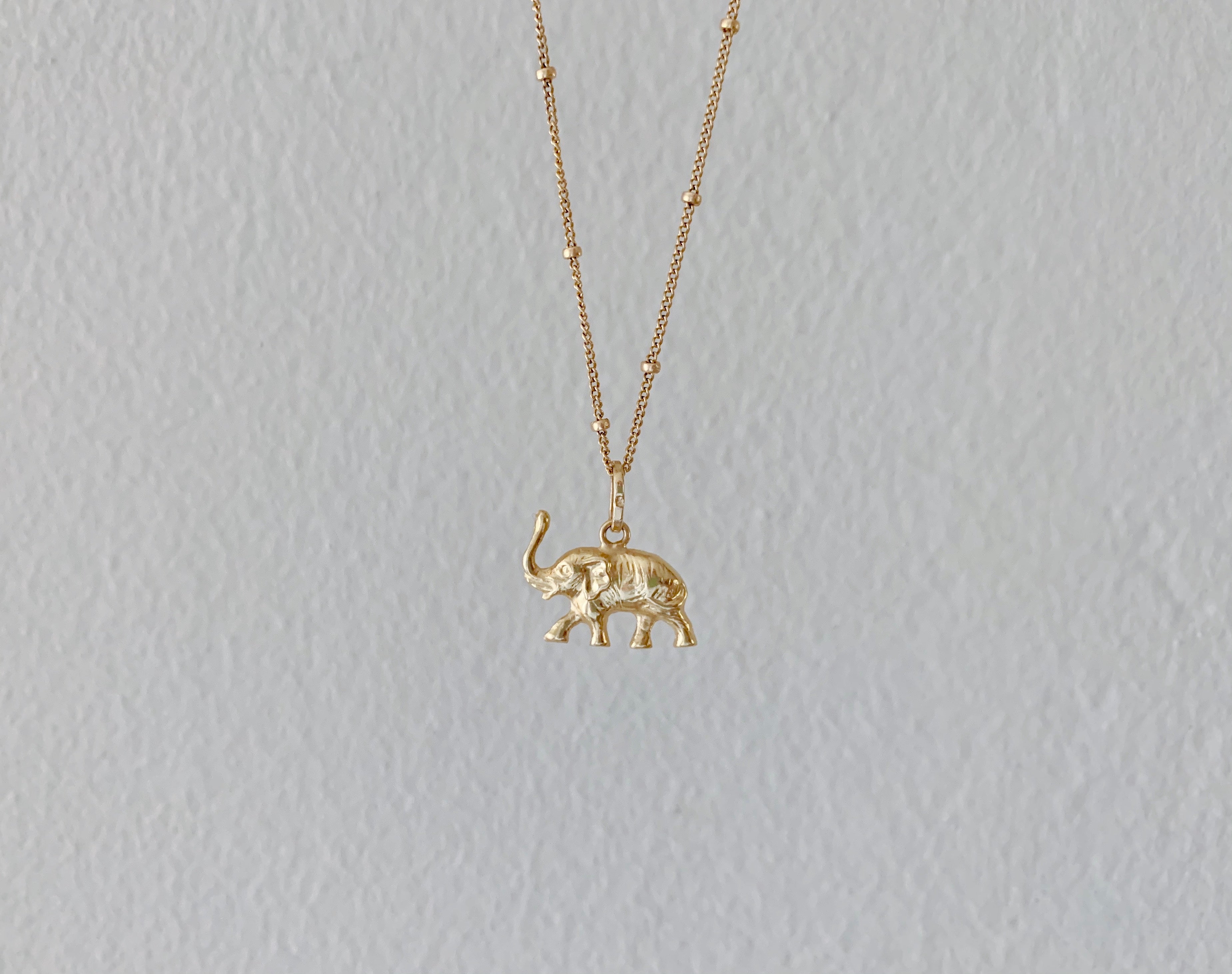 Golden Elephant Necklace