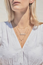 Marine Layer Necklace in Moonstone