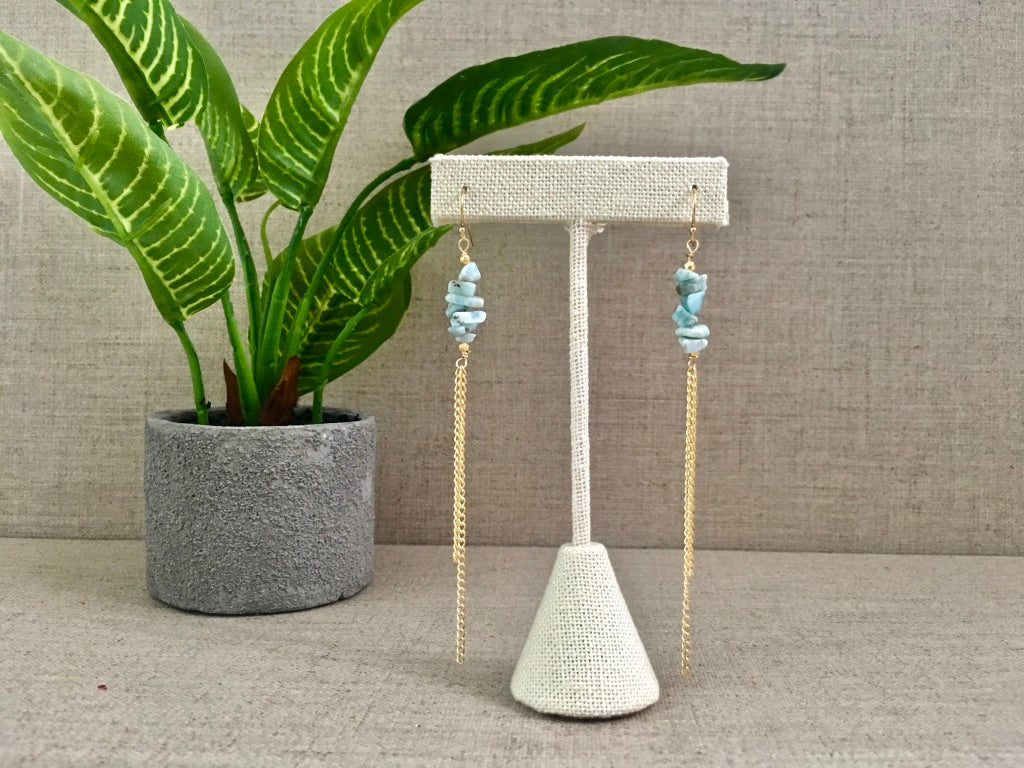 Sea & Sky Earrings - Christiana Layman Designs