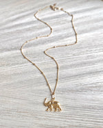 Golden Elephant Necklace