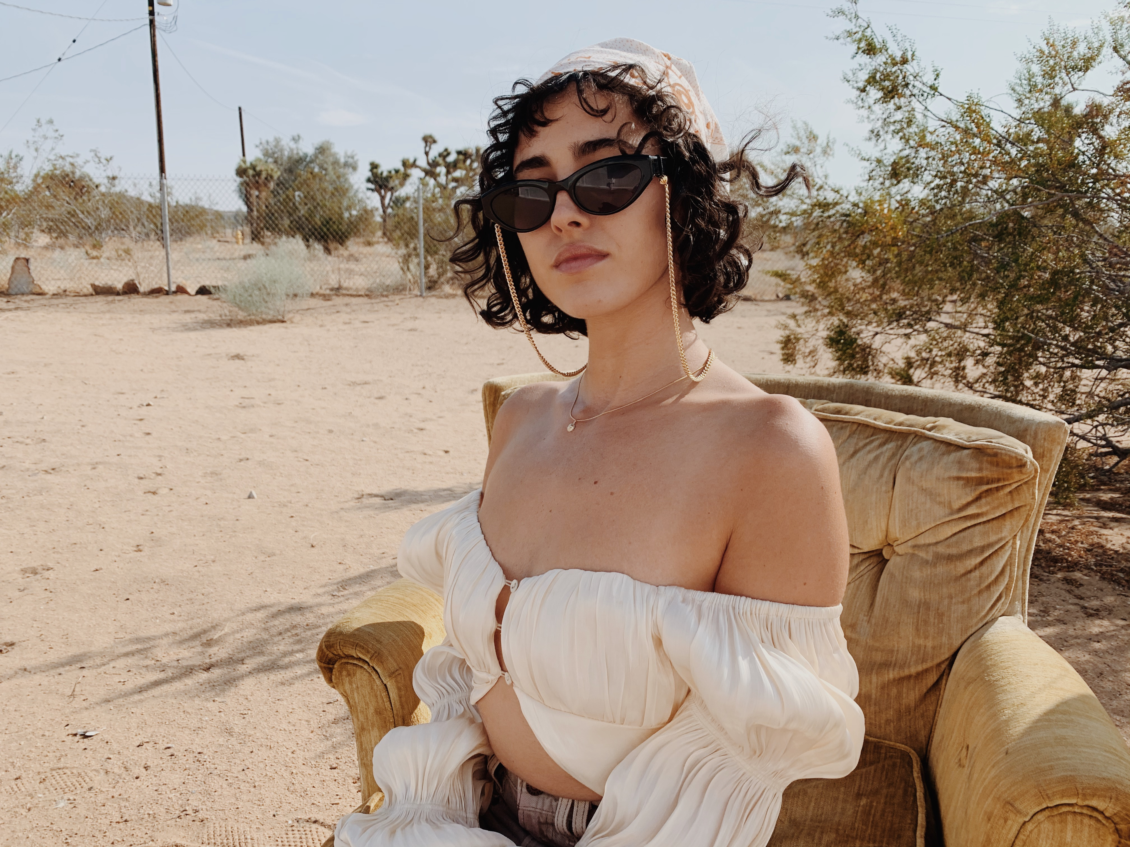 Havana Sunglass Chain in Gold