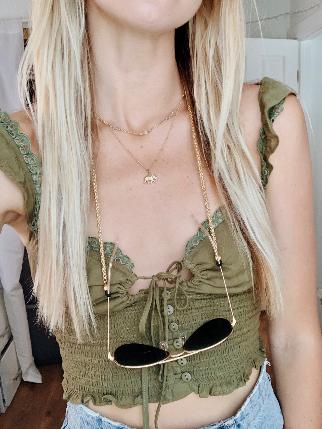 Berlin Sunglass Chain in Gold