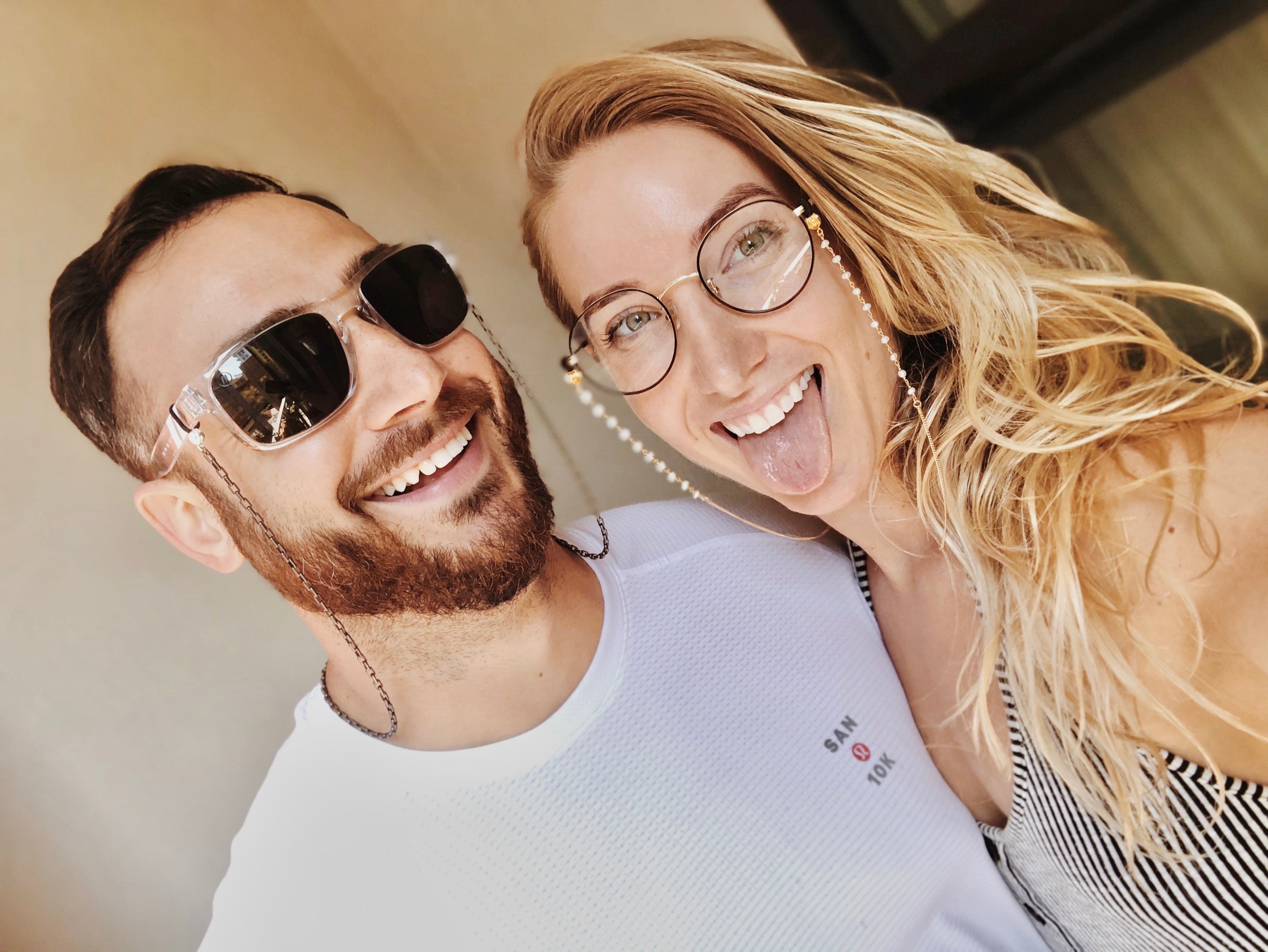 Durban Sunglass Chain in Black