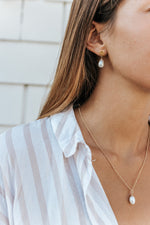 Never Forgotten Earrings in Gold - Christiana Layman Designs