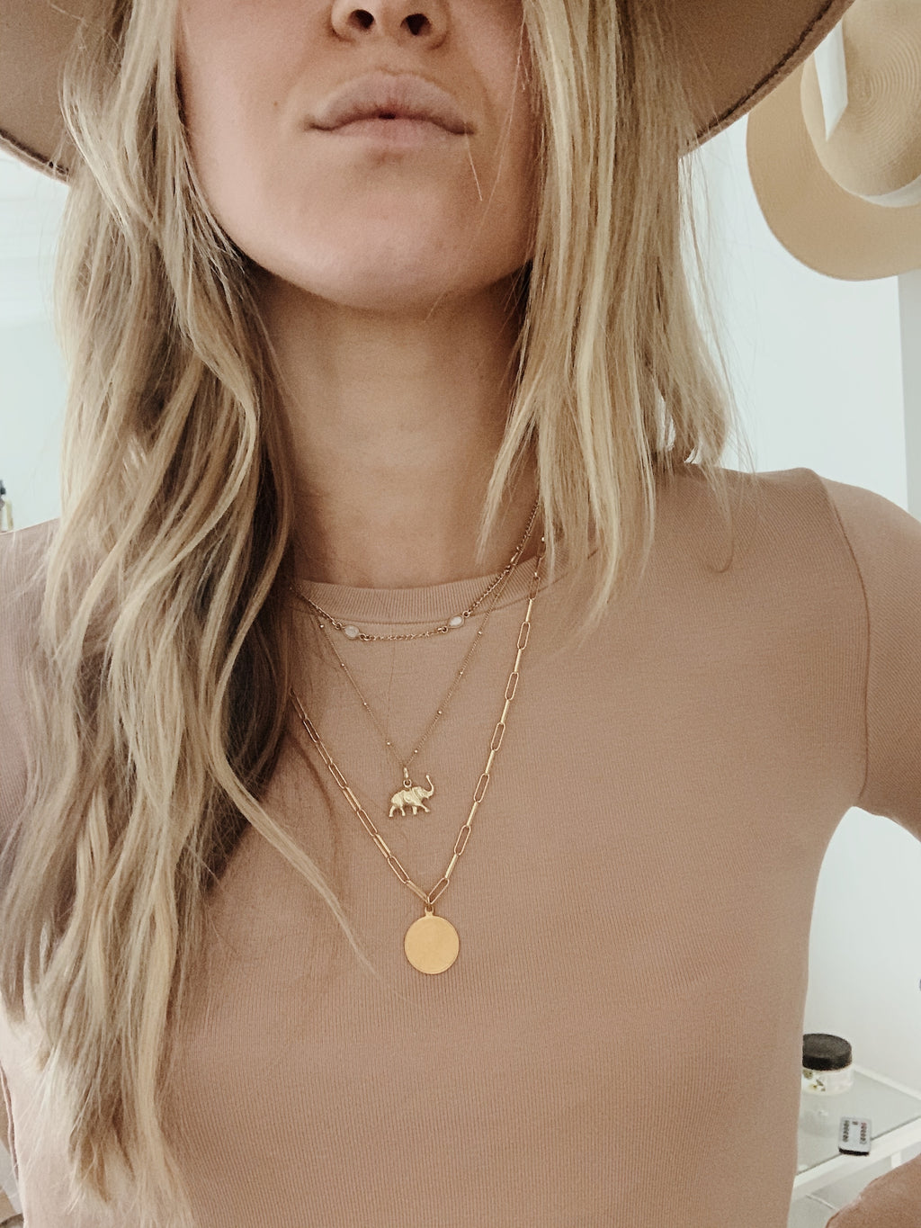 Golden Elephant Necklace