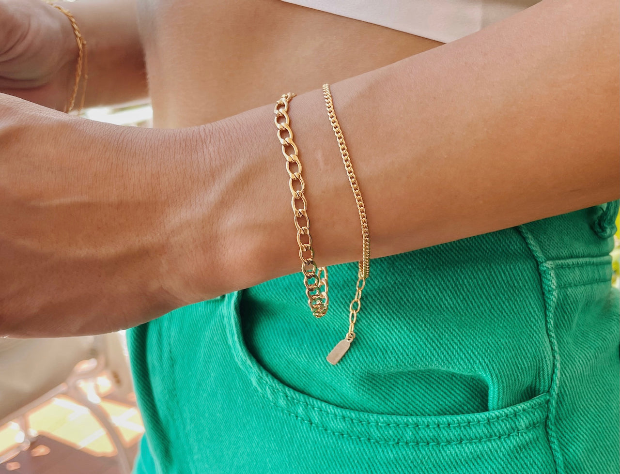 Simple chain bracelet – Valentina New York