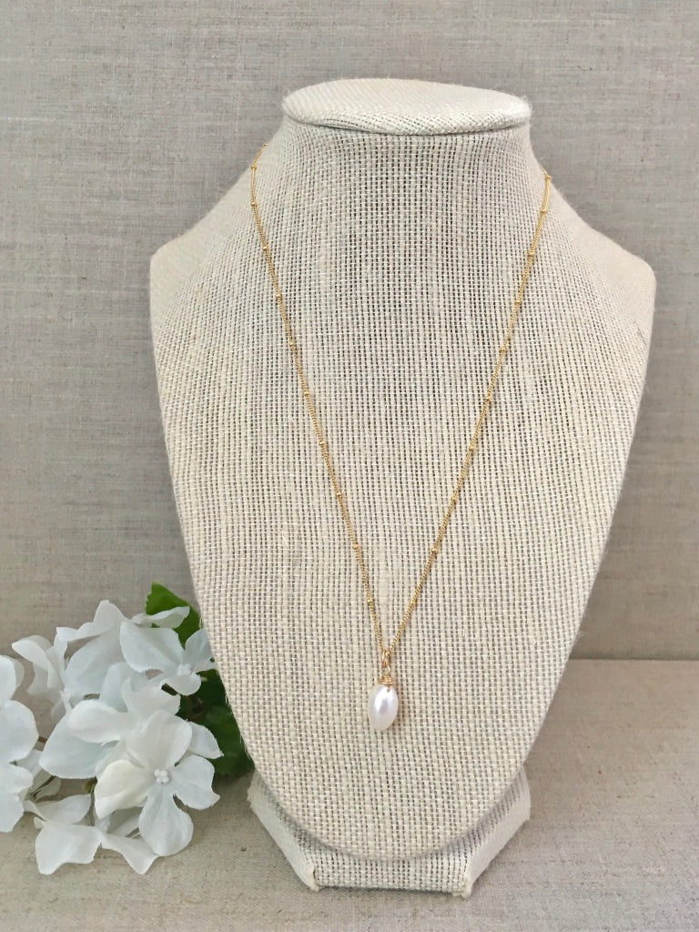 Never Forgotten Necklace in Gold - Christiana Layman Designs