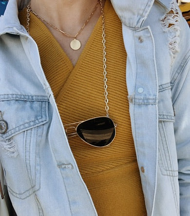 Valletta Sunglass Chain in Gold