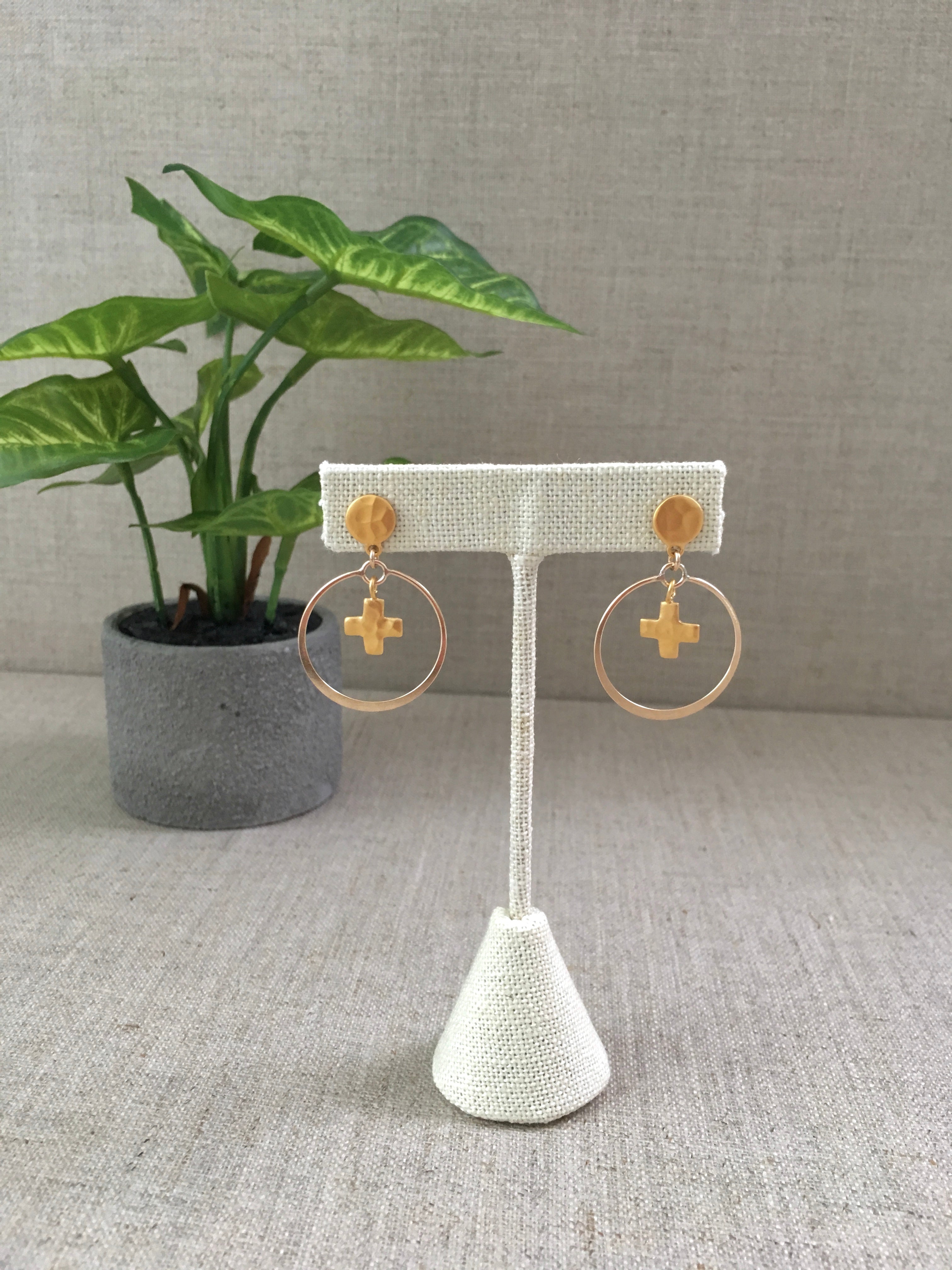 Golden Chalice Earrings - Christiana Layman Designs