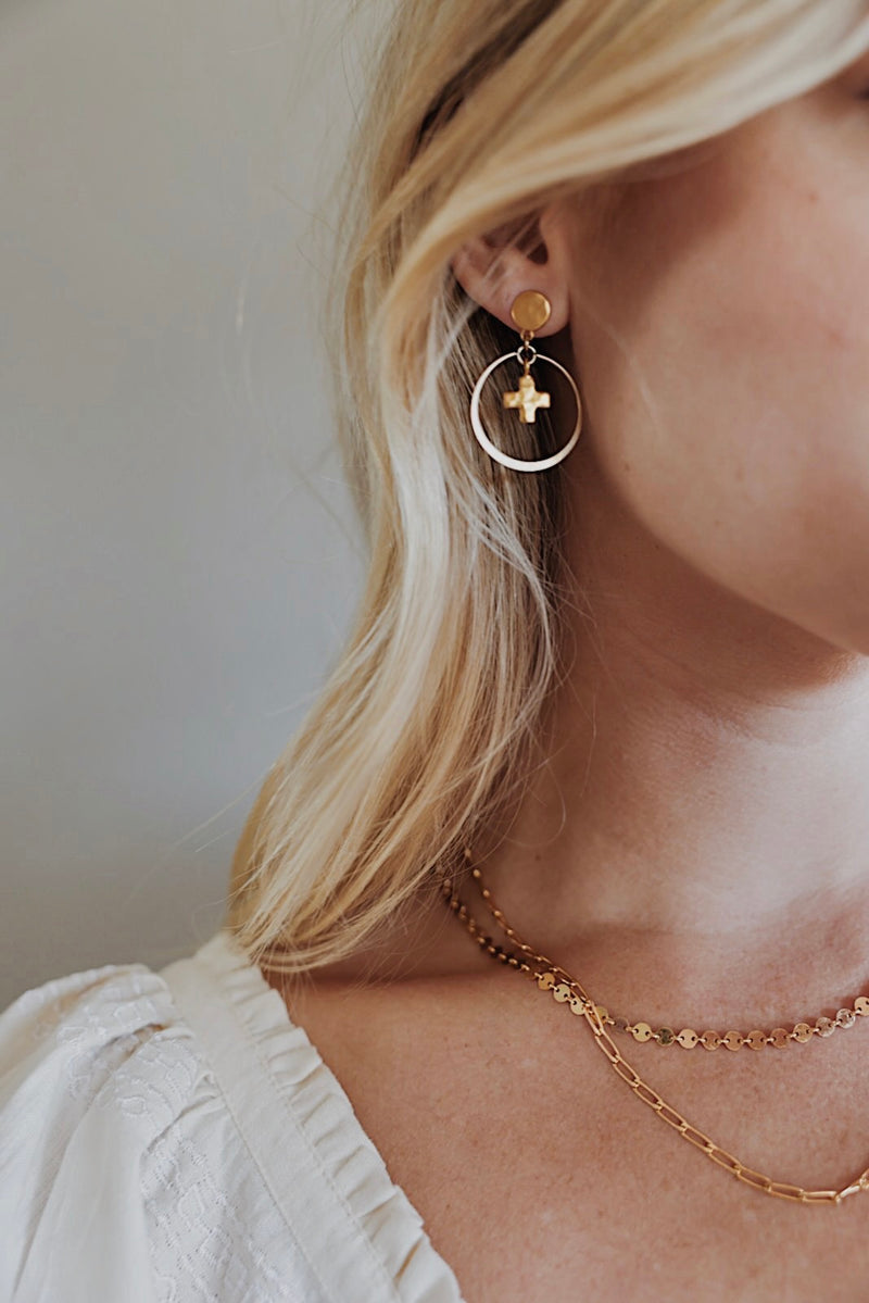 Golden Chalice Earrings