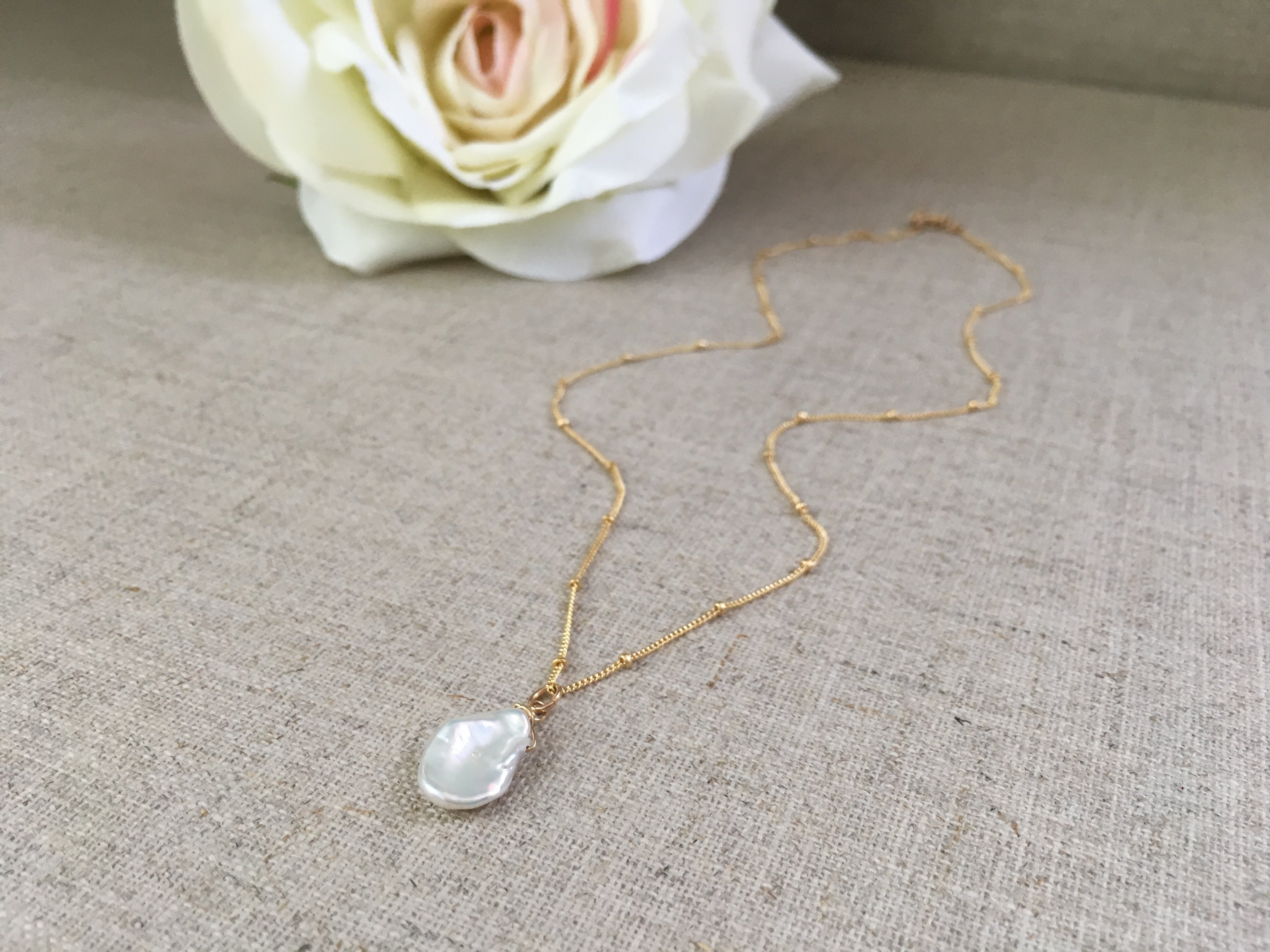 Lily of the Valley Necklace - Christiana Layman Designs