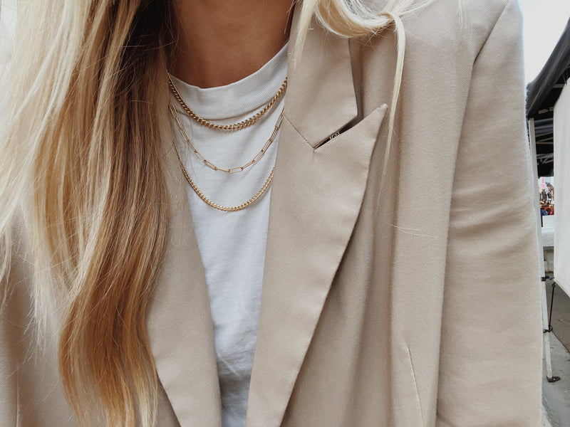 Paperclip Chain Necklace | Recycled Gold & Silver Jewelry