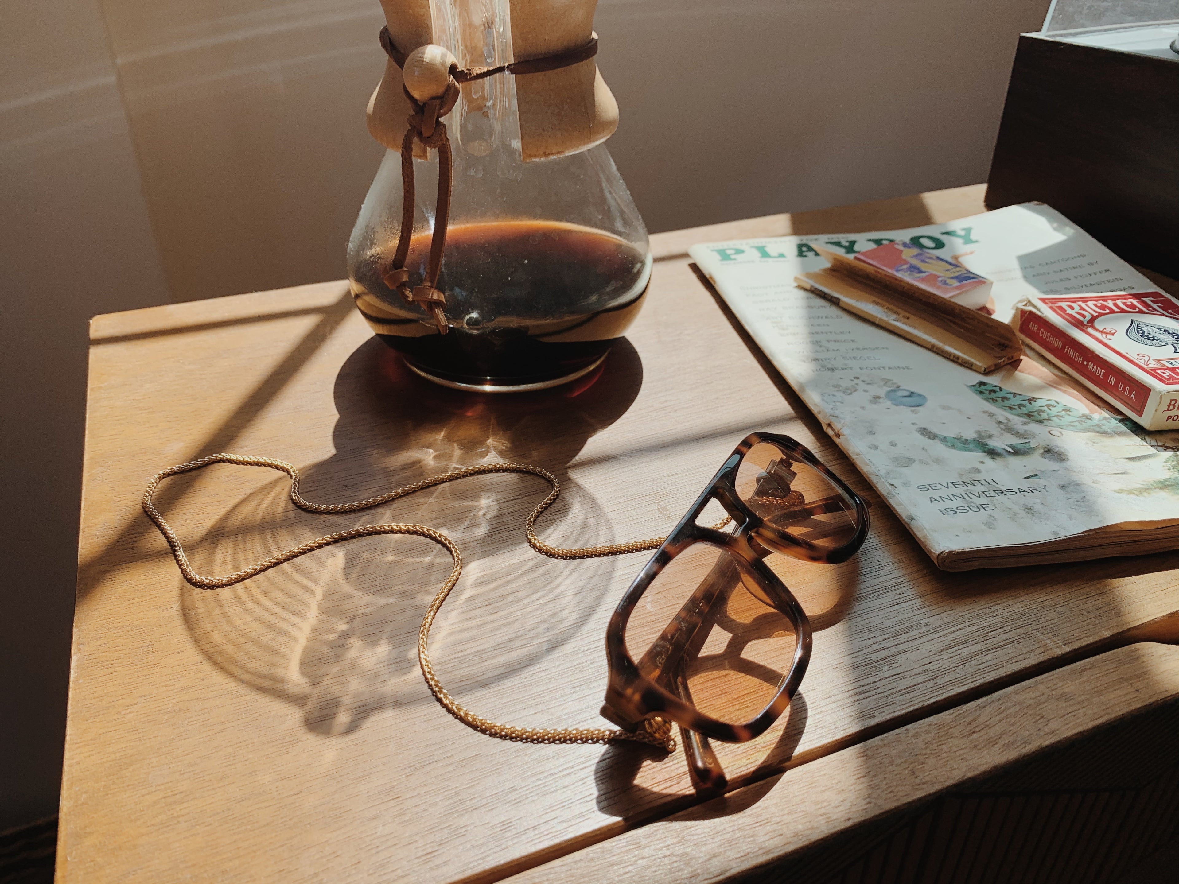 Berlin Sunglass Chain in Gold